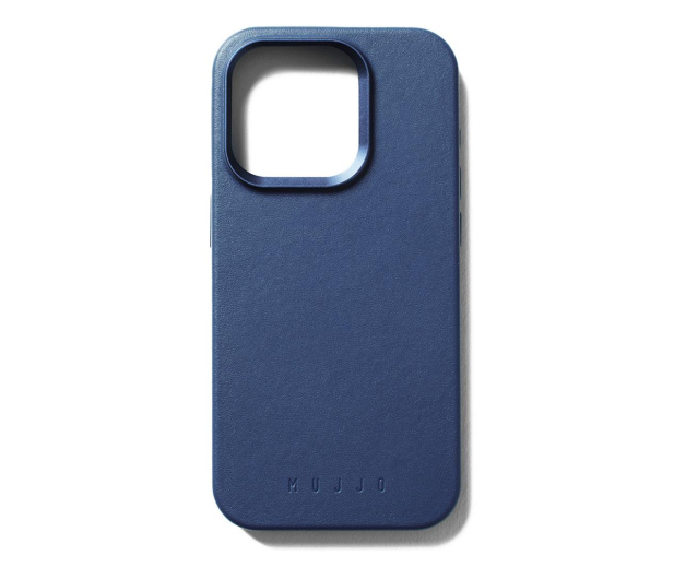 MUJJO FullLeather Case iPhone 15 Pro MagSafe blue ICMUJJOCL039BL - 1296427 - zdjęcie